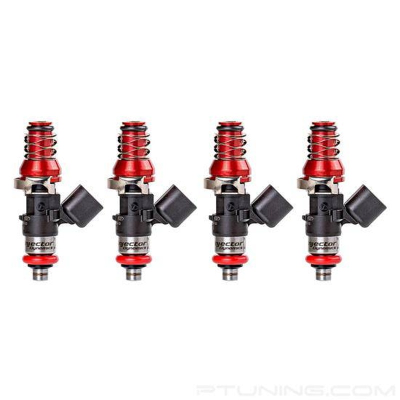 Injector Dynamics ID1300x, for 00-05 S2000 / F series. 11mm (red) adapters. S2K lower. Set of 4.