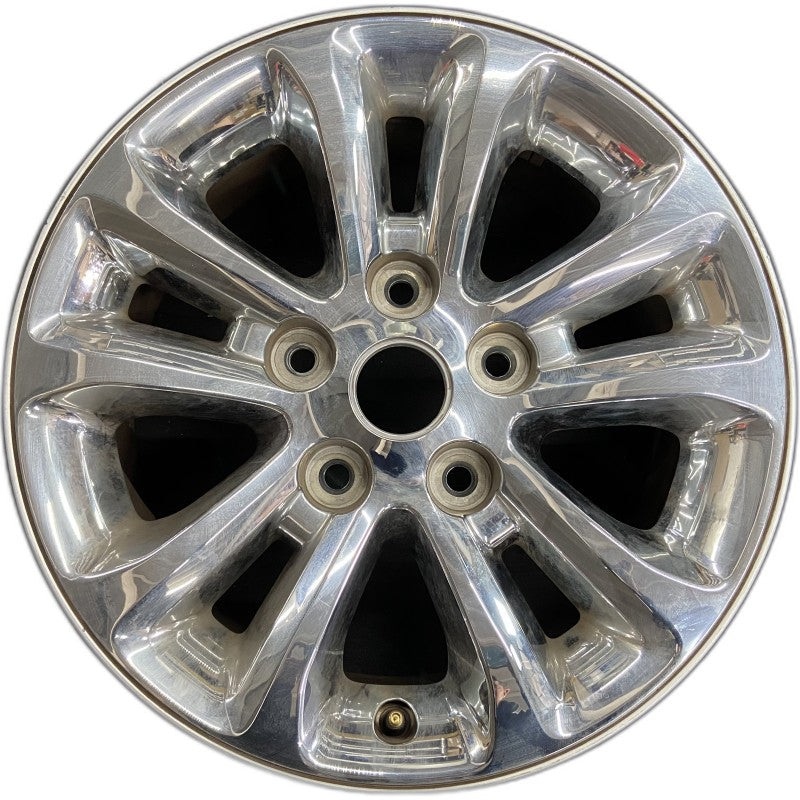 17″ DODGE 1500 PICKUP 13-18 17×7 aluminum 10 spoke chrome clad opt WFJ Original OEM Wheel Rim