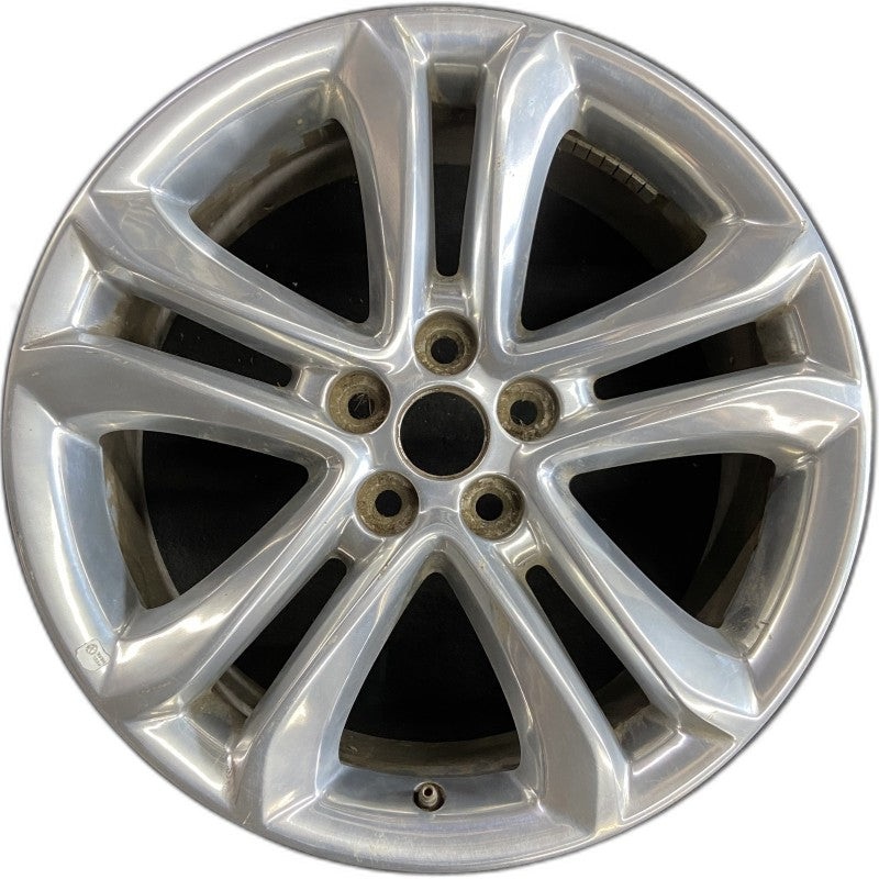 18″ EDGE 15-18 18×8 aluminum TPMS 10 spoke 5 split spoke polished Original OEM Wheel Rim
