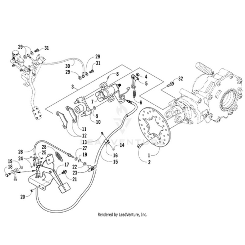 Actuator Lever by Arctic Cat