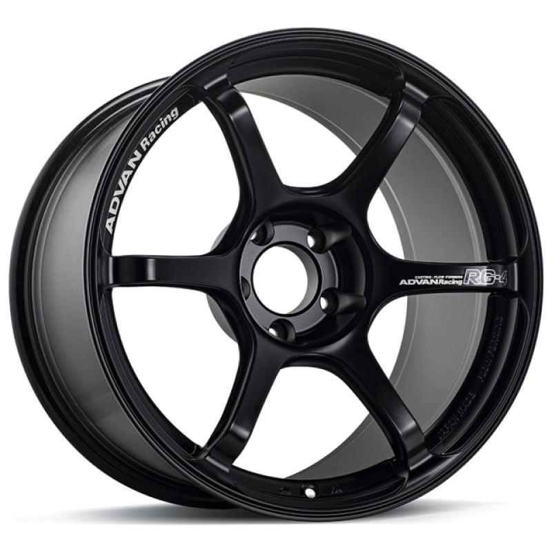 Advan RG-4 17X7.0 / +42 / 4×100 – Semi Gloss Black
