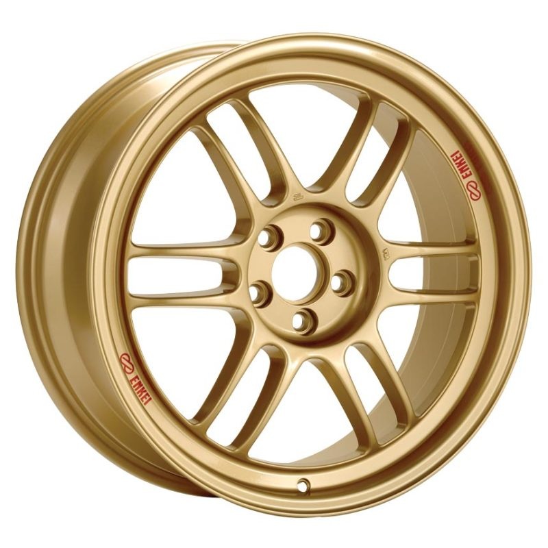 Enkei RPF1 17×8 5×100 45mm Offset 73mm Bore Gold Wheel 02-10 WRX & 04 STI