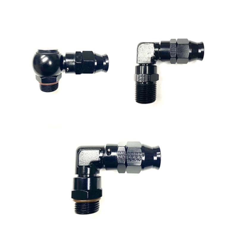Fragola -10AN 90 Degree Real Street Hose End x -8AN Male ORB (3/4-16)