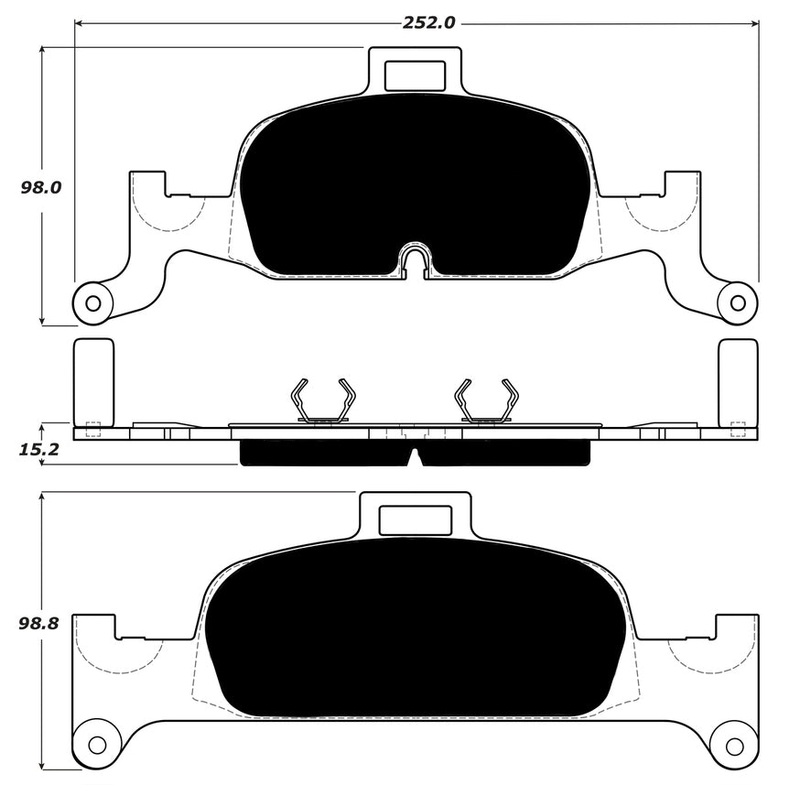 Porterfield Brake Pads for 2018 AUDI A4 Quattro – 330mm Rear Disc