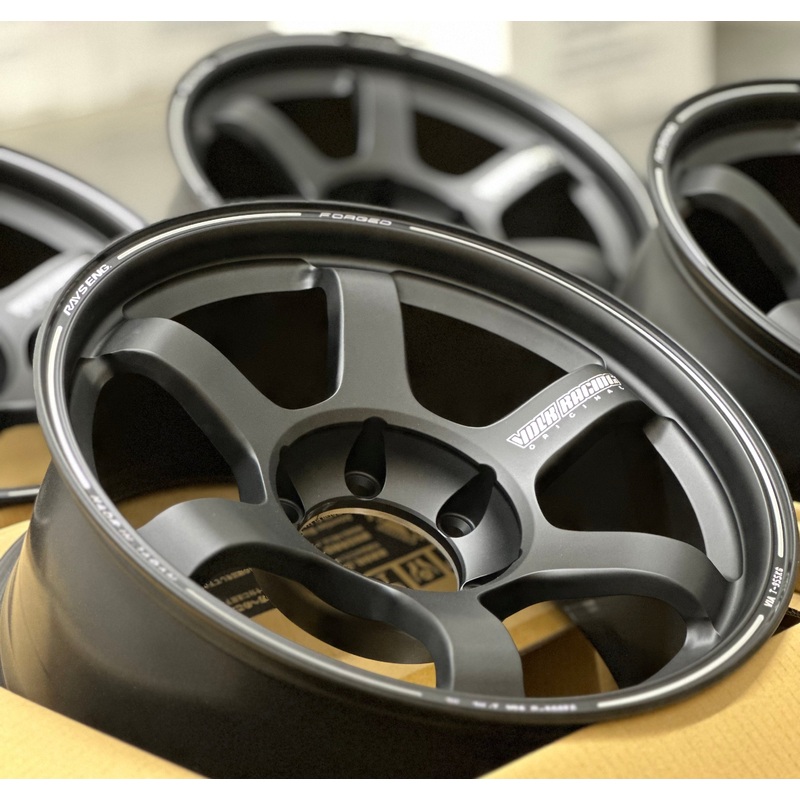 Volk Racing TE37 Large PCD Progressive Model II 18×9 +0 6×139.7 Matte Black (SET)