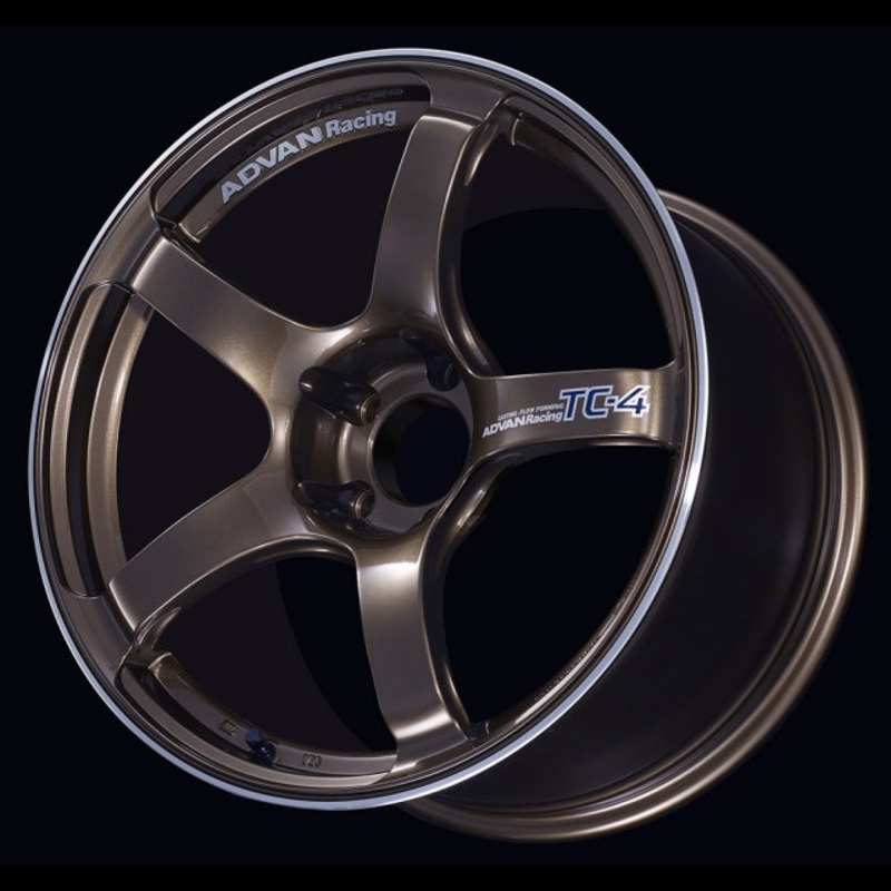 Advan TC-4 Wheel – 17×9.0 +63 | 5×114.3 | Umber Bronze Metallic & Ring