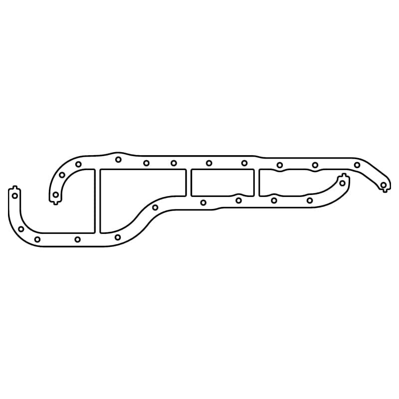 Cometic Ford EAO Cosworth YB .060in AFM Oil Pan Gasket – Pan Rails Only