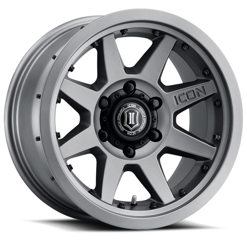ICON Rebound Pro 17×8.5 6×135 6mm Offset 5in BS 87.1mm Bore Titanium Wheel