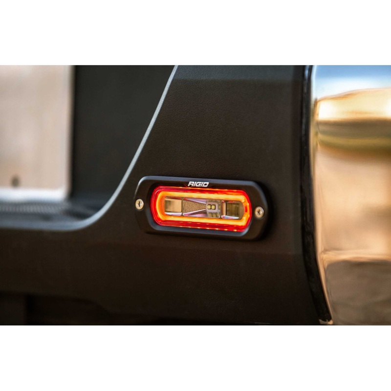 Rigid Industries Rigid SR-L Series LED Light Pod – Blue Halo / Surface / Pair (RIG53121)