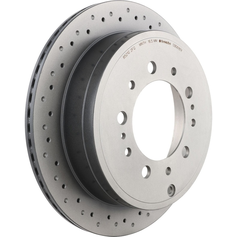 XTRA Drilled Rear Disc Brake Rotor – 09.D618.1X