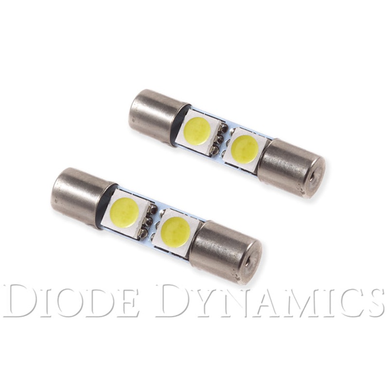 28mm SMF2 LED Bulb Green Pair Diode Dynamics