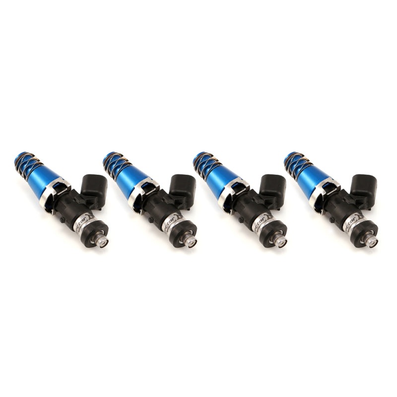 Injector Dynamics 1340cc Injectors – 60mm Length – 11mm Blue Top – Denso Lower Cushion (Set of 4)