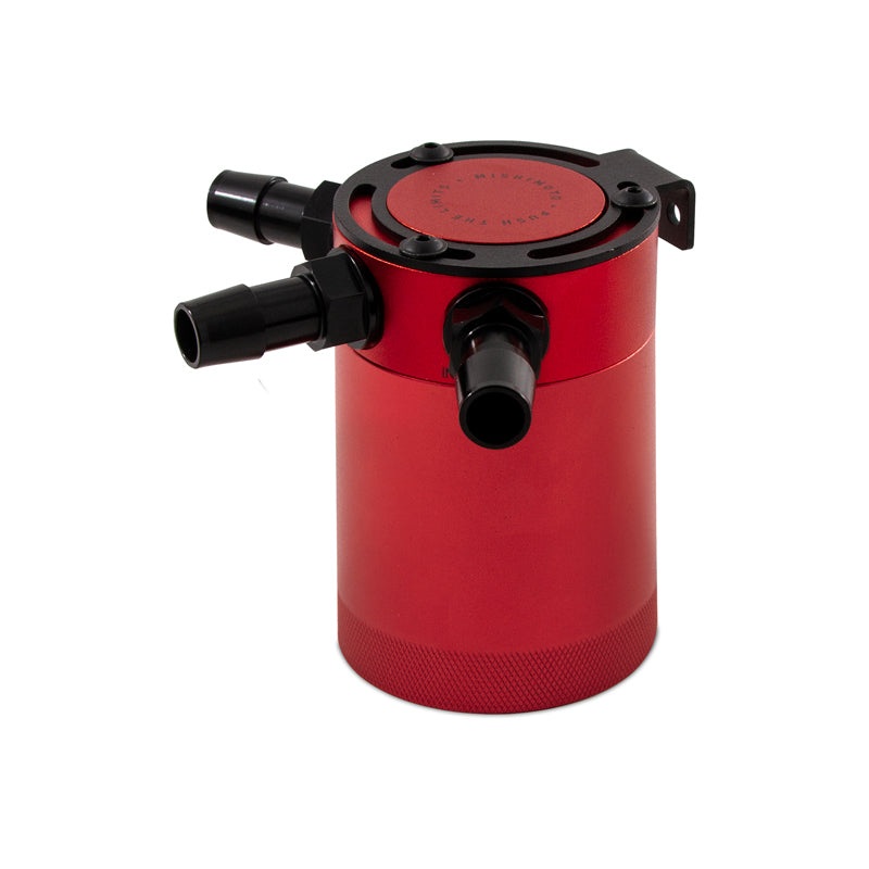 Mishimoto Compact Baffled Oil Catch Can 3-Port – Red