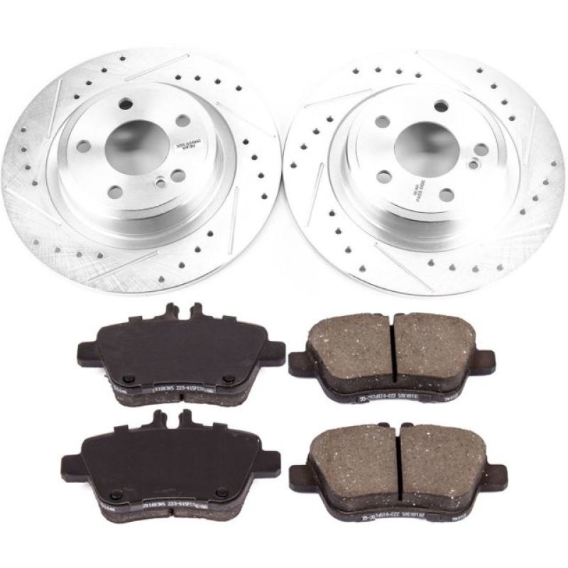 PowerStop Power Stop 2018 Mercedes-Benz SLC300 Rear Z23 Evolution Sport Brake Kit