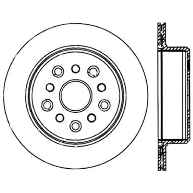 Stoptech 93-98 Toyota Supra Rear Premium Cryostop Rotor