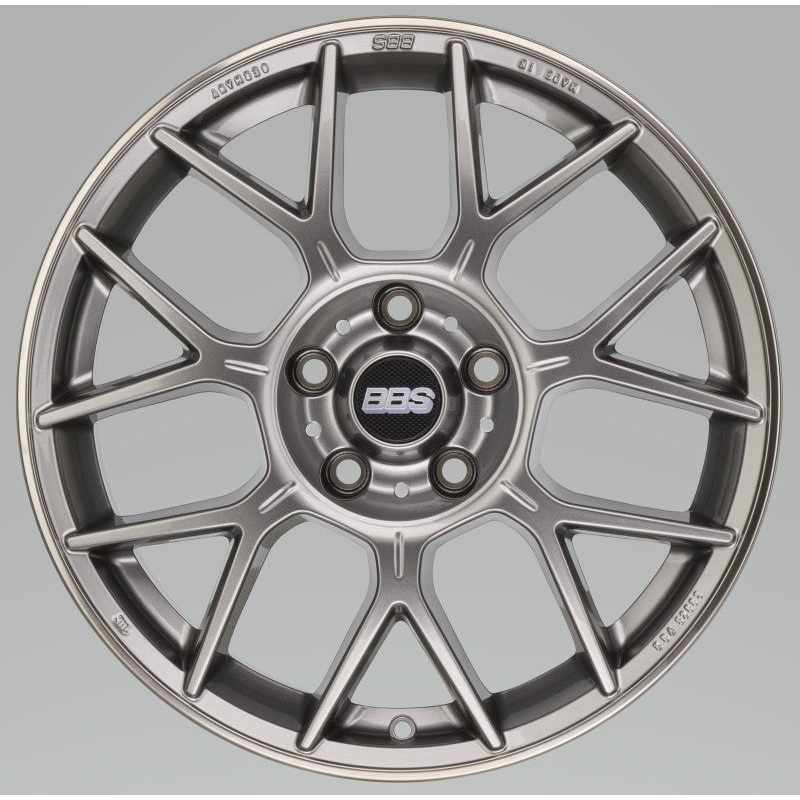 BBS XR 20×8.5 5×112 ET44 Platinum Gloss Wheel -82mm PFS/Clip Required