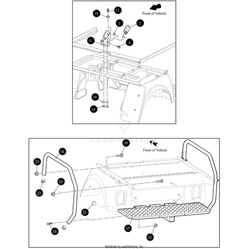 Bolt-Carriage-3/8-16X2.25 Blk by Arctic Cat