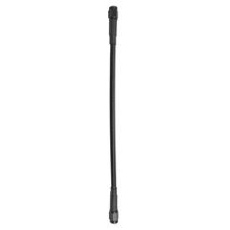 Fragola -3AN Ext Black Covered Assembly Straight x Straight 24in