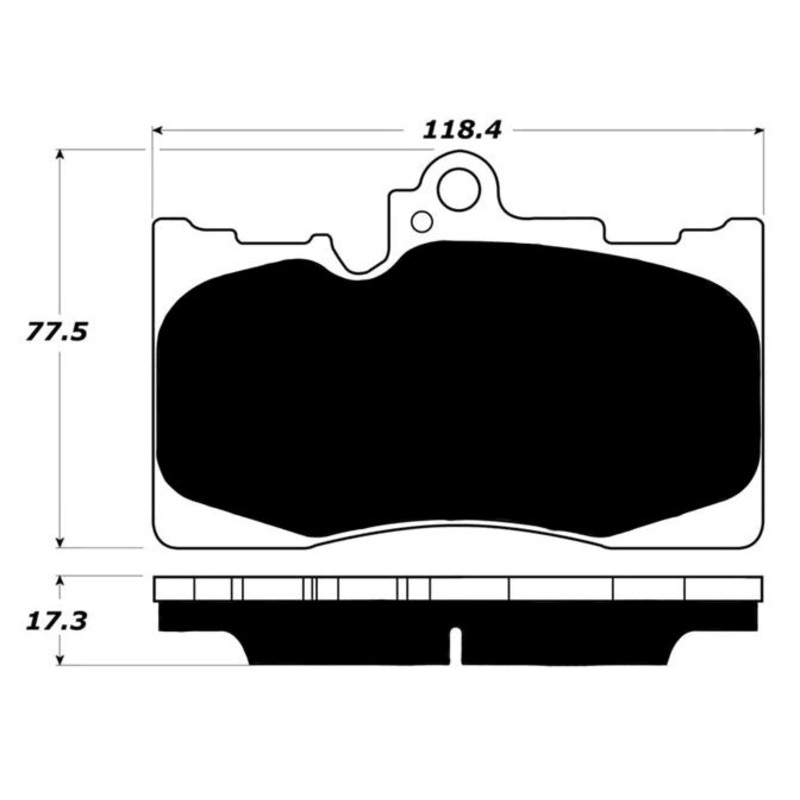 Porterfield Brake Pads for 2017 LEXUS IS300