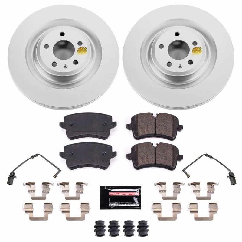 PowerStop Power Stop 2018 Audi S8 Rear Z23 Evolution Sport Coated Brake Kit