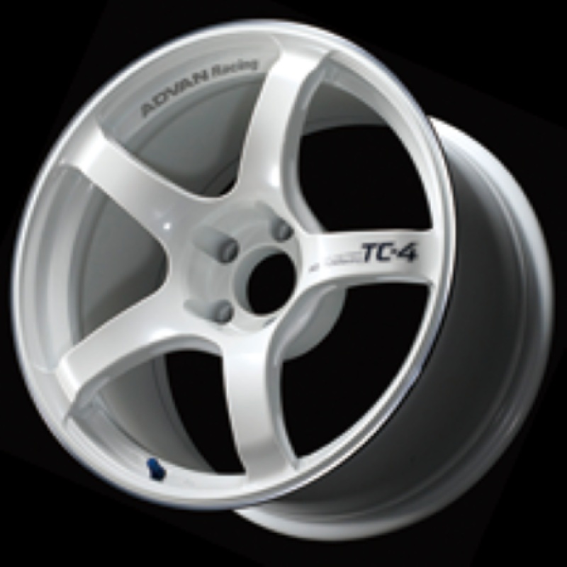 Advan TC4 16×7.0 +44 5-114.3 Racing White Metallic & Ring Wheel