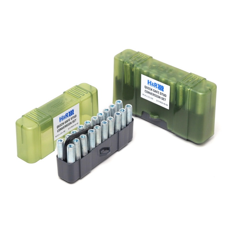 H&R Quick-Safe Bolt-Stud Conversions M14 x 1.25 x 60 (Set of 20)