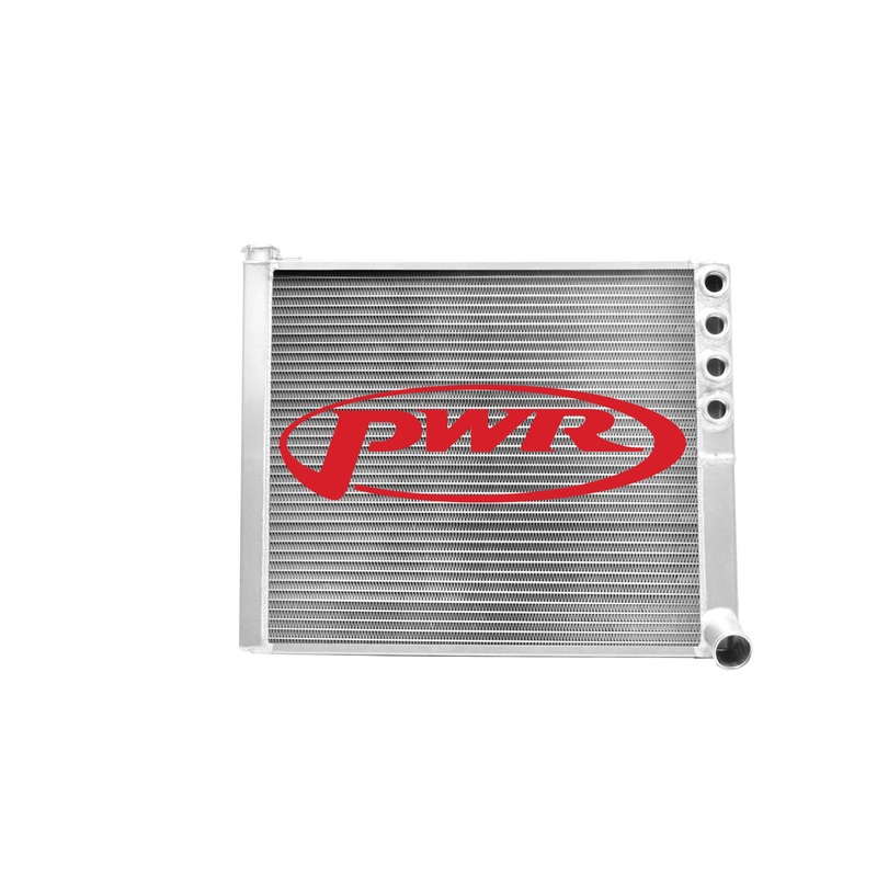 PWR – Radiator Sprint Car Extruded Tube Crossflow Open (Small Neck) 20.47″ x 17″ 1-1/2″ Outlet