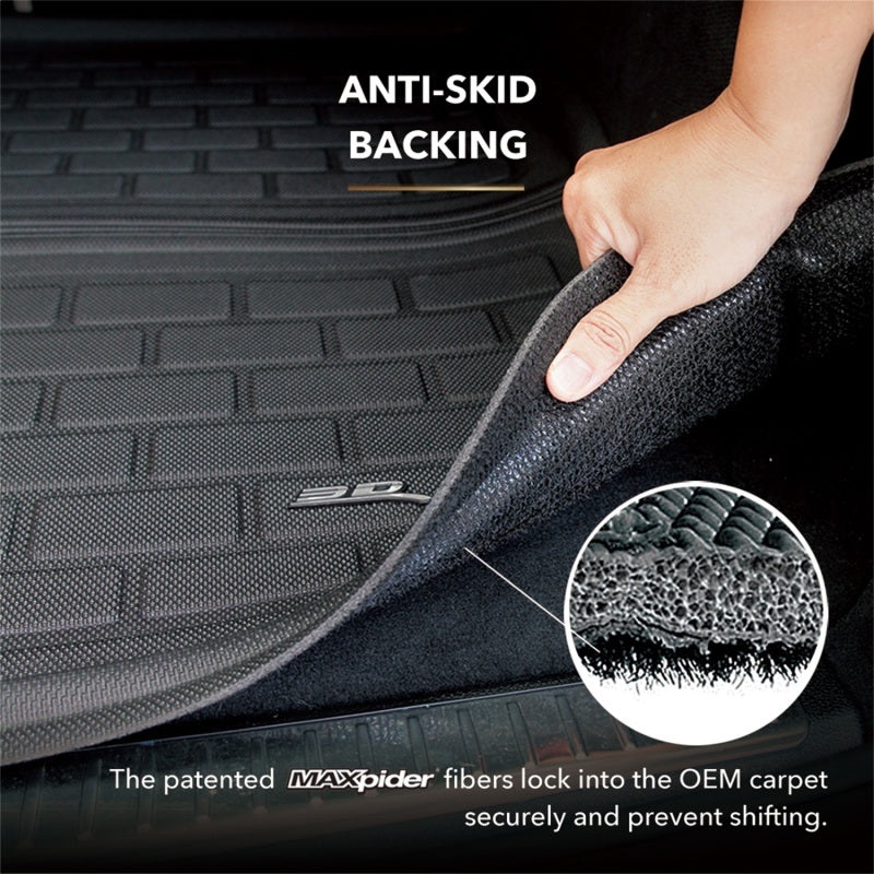 3D Maxpider 21-24 Tesla Model 3 Kagu Seatback Protector – Black