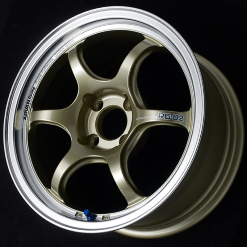 Advan RG-D2 Wheel – 16×6.5 +45 | 4×100 | Machining & Champagne Gold