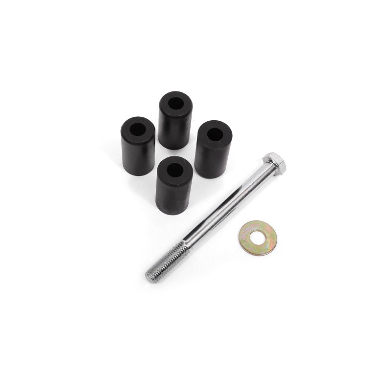BMR 15-18 Ford Mustang S550 Rear Cradle Bushing Kit w/ Centering Sleeves- Black