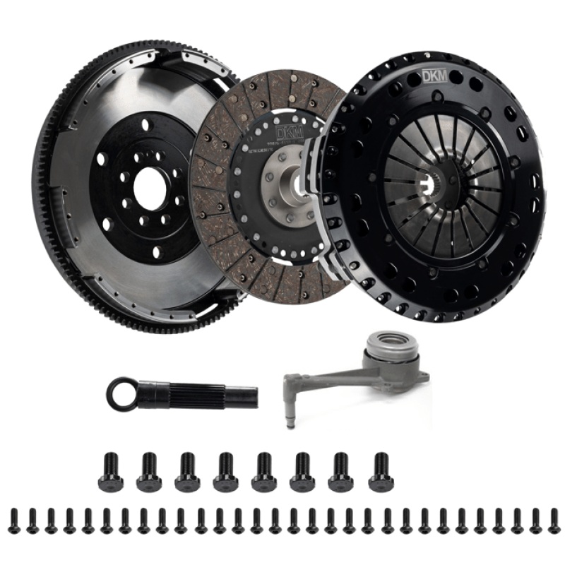 DKM Clutch 2.0 VW/Audi A3 TSI 8 Bolt Motor MS Twin Disc Clutch w/Steel Flywheel (660 ft/lbs Torque)