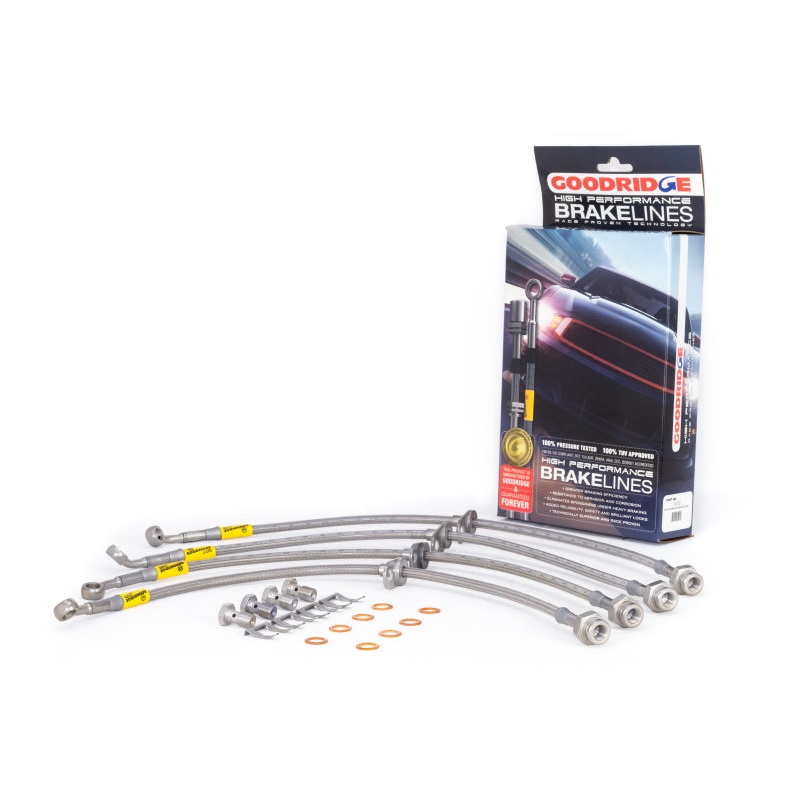 Goodridge 03+ Honda Accord w/ Rear Disc Brake Lines