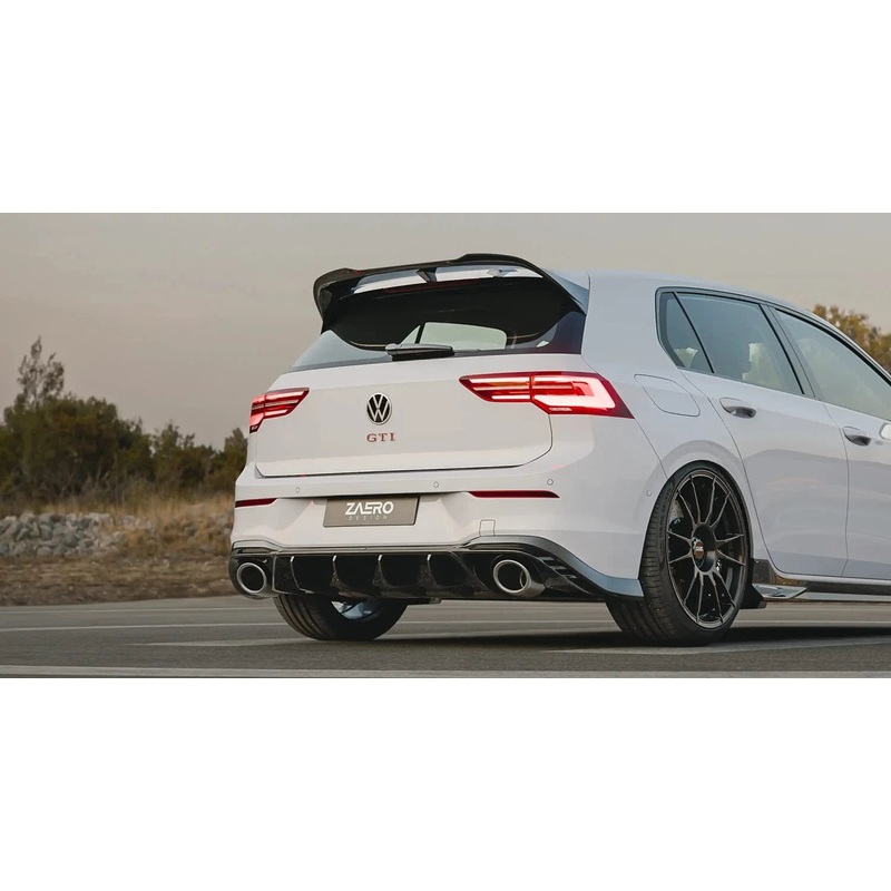 Zaero Design VW Golf R Mk8 EVO-1 Gloss Black Rear Spoiler