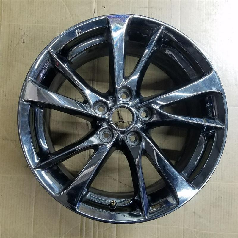 17″ INFINITI Q50 14-15 17×7.5 alloy 5 V spoke alternating spoke width chrome Original OEM Wheel Rim
