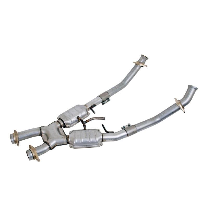 BBK 94-95 Mustang 5.0 High Flow X Pipe With Catalytic Converters – 2-1/2