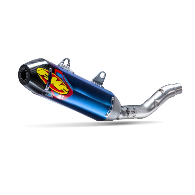 FMF Racing Kawasaki KX250F RCT 4.1 Anodized Titanium Anodized S/O w/Carbon Cap