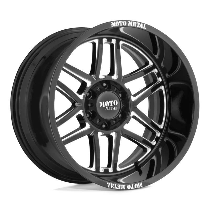 Moto Metal Wheels MO992 Folsom 20″ 8×165.1 Gloss Black Milled