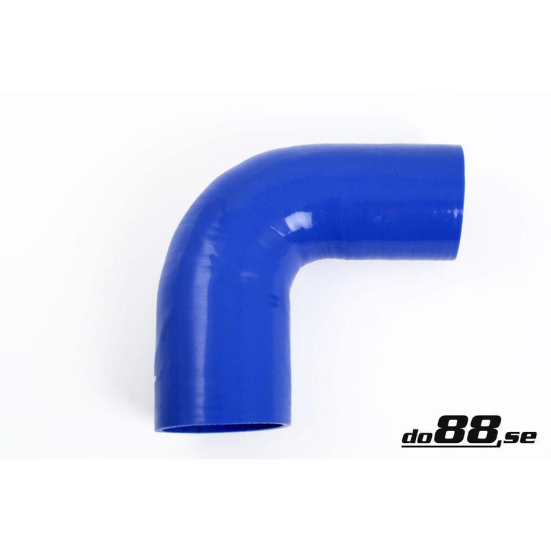 Silicone Hose Blue 90 degree 2,75 – 3” (70 – 76mm)