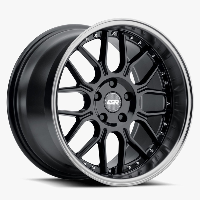 ESR CS18 18″ 5×120 (Custom Drill) Gloss Black w/ Machined Lip