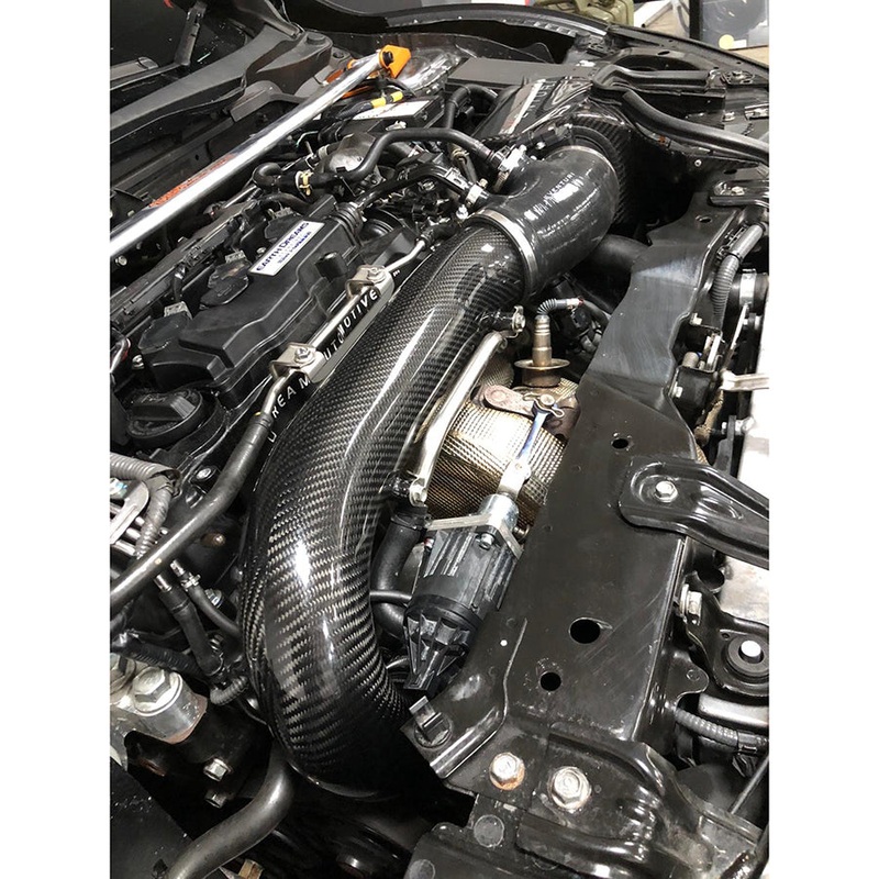 Eventuri Carbon Fiber Charge Pipe (V2 MAF Update) – 2017-2021 Honda Civic Type R (FK8)