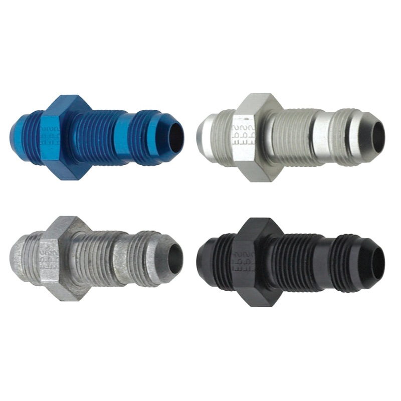 Fragola -10AN Straight Bulkhead – Blue