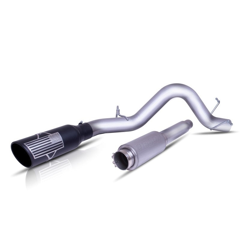 Gibson 11-18 Ram 1500 Big Horn 5.7L 3in/4in Patriot Series Cat-Back Single Exhaust – Stainless