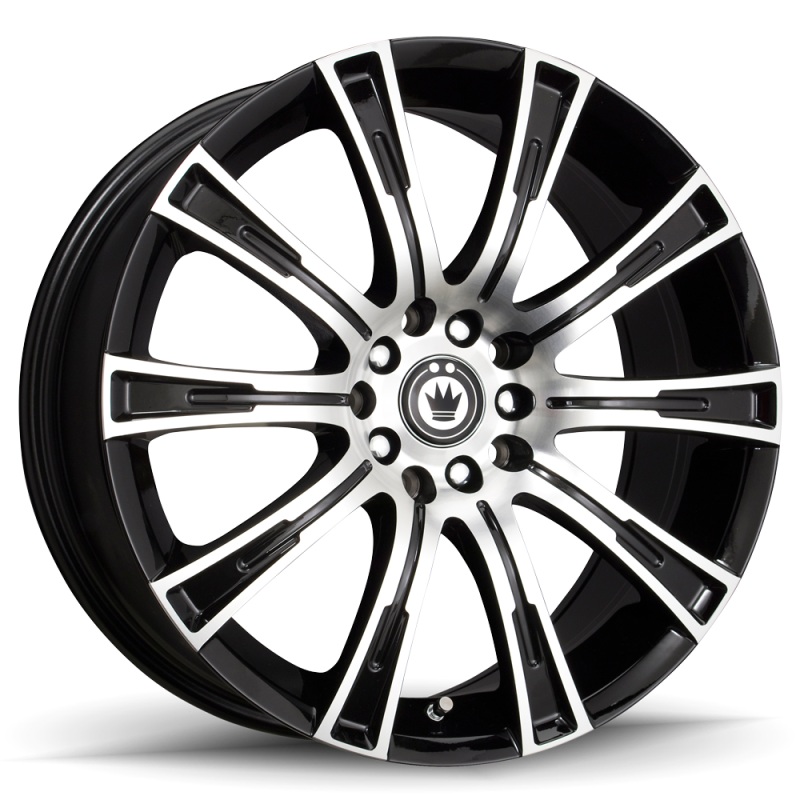 Konig Crown 16×7.5 5×105/114.3 ET40 Black Machine Face