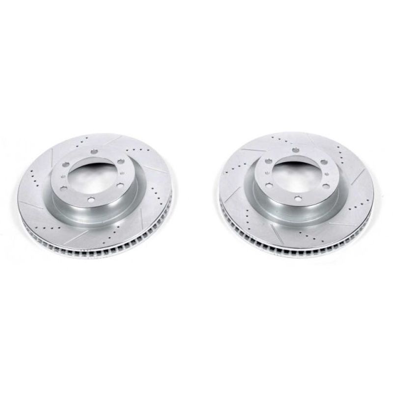 Power Stop 10-24 Toyota 4Runner Front Evolution Drilled & Slotted Rotors – Pair