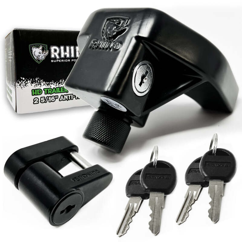 Rhino USA 2 5/16In Trailer Coupler Hd Lock Kit-2-Pieces