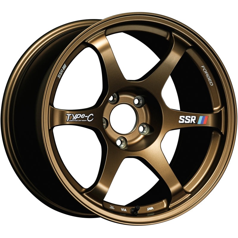 SSR Type-C Forged 17×7.5 +44 5/100 – Racing Bronze Wheel