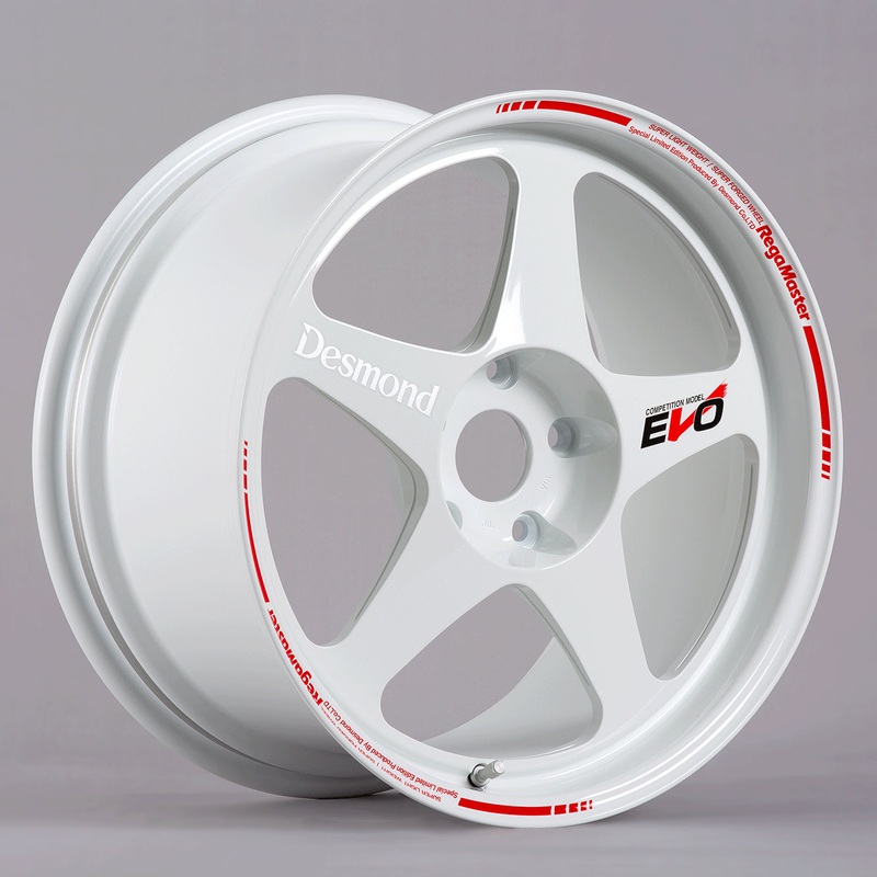 Desmond Regamaster EVO II 18×10 +35 5×114.3 Gloss White (SET)