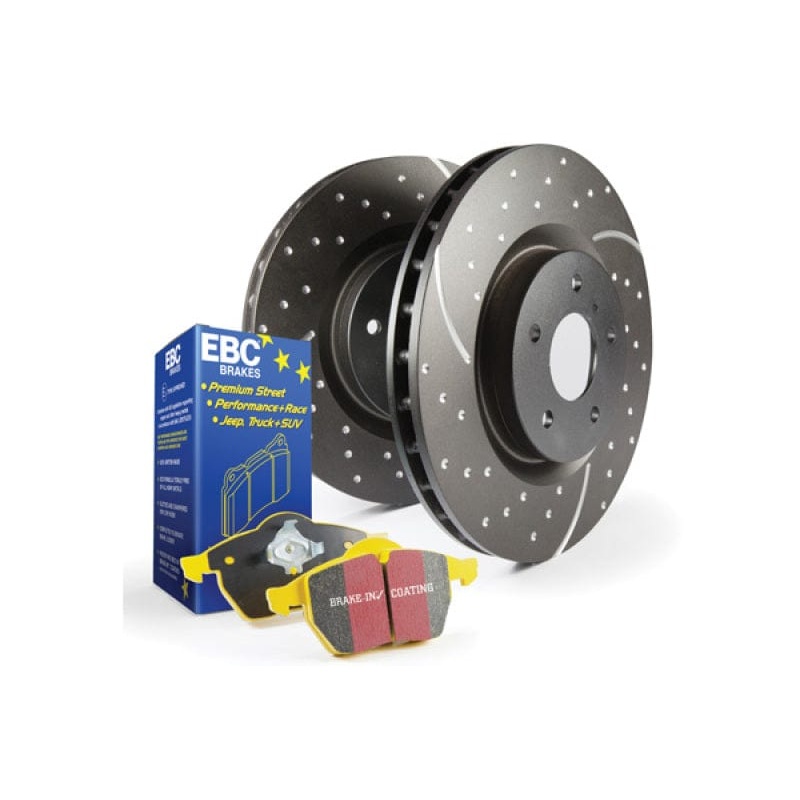 EBC S5 Kits Yellowstuff Pads and GD Rotors Mazdaspeed3 Front