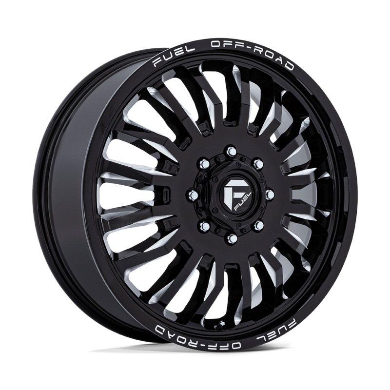 Fuel Wheels D868 ARC Dually 22″ 8×210 Gloss Black Milled