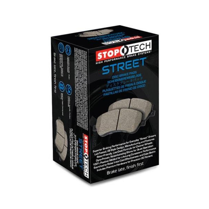 StopTech Street Brake Pads with Shims Rear For Toyota Supra JZA80